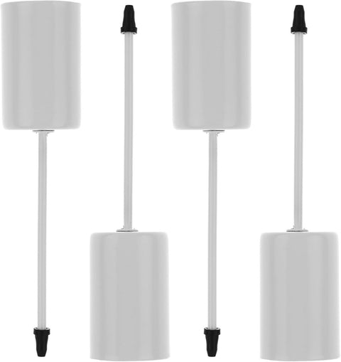 4 pieces - Candle holder - candle holder - candlestick - Christmas wreath candle holders - metal candlestick - Christmas decorations - home decoration - candle accessories - 2.5*2.5*11 cm - white