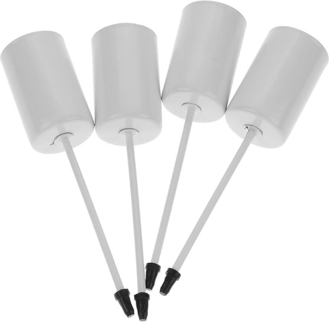 4 pieces - Candle holder - candle holder - candlestick - Christmas wreath candle holders - metal candlestick - Christmas decorations - home decoration - candle accessories - 2.5*2.5*11 cm - white