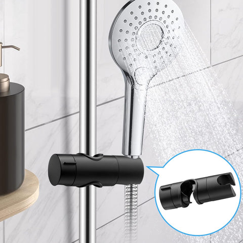 Shower holder - Shower head holder - Shower head - Adjustable shower head holder - Universal black shower head holder - Shower head holder - Hand shower – Hand shower holder - For shower rods 20-25 mm - Shower head holder - Black