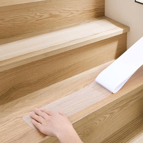 15 pieces - Anti-slip Stickers - 10*60 cm - Anti-slip strips - Anti-slip stickers for stairs - Anti-slip floor stickers - Peva anti-slip stickers - Transparent anti-slip strips for stairs - waterproof grip tape - for children, the elderly, dogs, pets