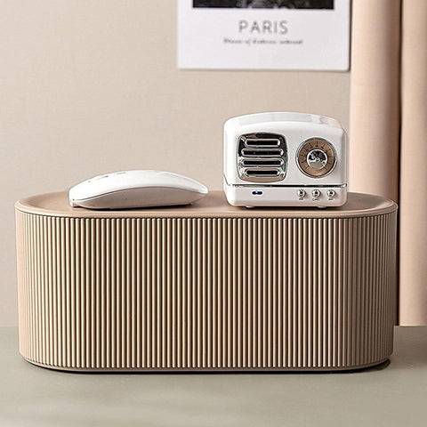 Cable management box - Cable cover box - Cable storage box - Cable storage - Cable management box - Cable management box - Cable storage box - Keep cables tidy - Desk Organizer - Storage Power Strip - Hideable Power Strips - Brown - 31×13.5×12.5cm