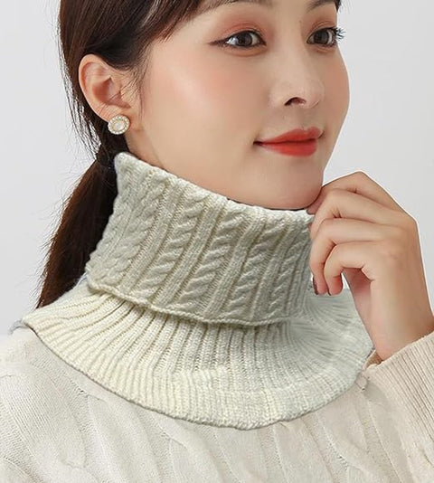 Pieces Faux Turtleneck - Faux Longneck Sweater - Women's Turtleneck - Women's Blouse Collar - Patch Turtleneck - Knitted Collar - Faux Knitted Collar - Turtleneck - Faux High Turtleneck - Fake Turtleneck - Turtleneck - Fake Turtleneck - Small Collar - Win