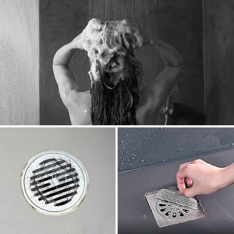 Shower drain strainer - 30 Pieces - Sink strainer - shower drain sticker - Sink strainer - Drain strainer - Sink strainer - Universal Hair Filter - Shower Bathroom Hair Catcher - anti-clogging - anti-hair - for Bathroom Drain Balcony Drain Hole - 4.33 inc