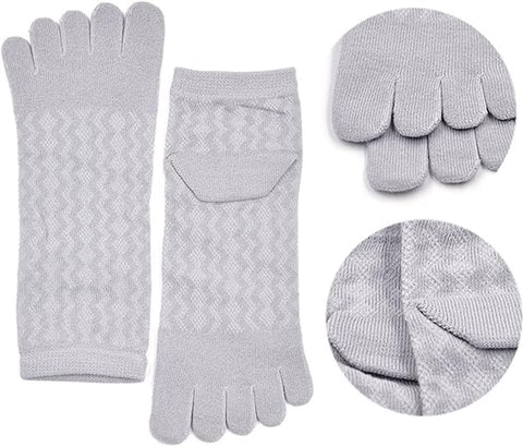5 pairs of toe socks - Breathable - Round toe socks - Women - Orthopedic compression toe socks for women - Running socks - Yoga socks - Comfort socks - Cotton