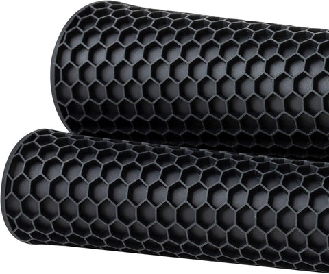 Silicone Pot Holders - Round - Pot Holders - Glass Coasters - Heat-Resistant Pot Holders - For Pots and Pans - Insulation Mats - Durable Non-Slip - Heat-Resistant Mats - Durable Flexible - Black