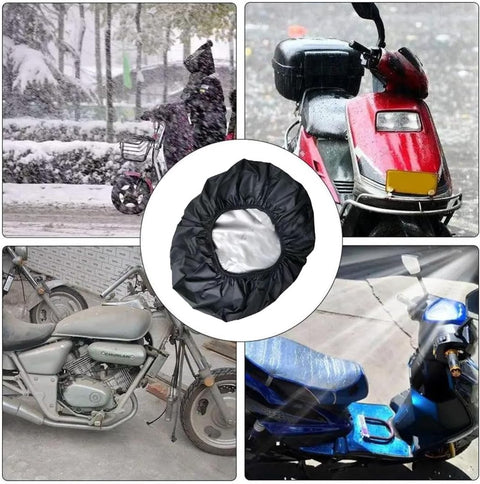 Bicycle crate cover - Bicycle covers - Rain cover - Rain cover for bicycle basket - Rain cover for electric vehicles - Waterproof bicycle basket cover - Universal waterproof bicycle basket protector - Dust cap - Adjustable cover - Water-resistant - 54*47