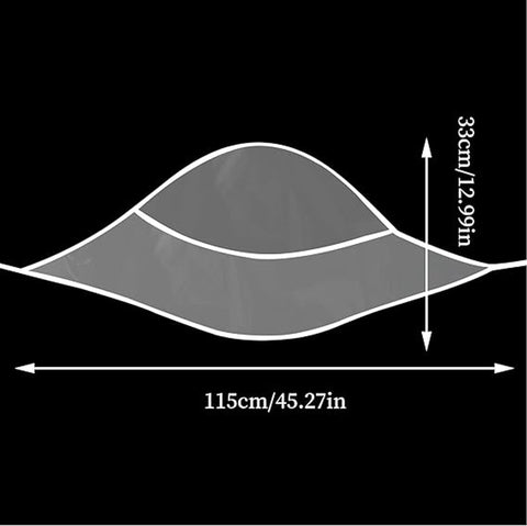 6 pieces - Rain hat - transparent waterproof rain cap - with plastic brim - transparent plastic cover - waterproof cover - protective hood - rain caps for outdoor activities - reusable - rain hat for women - 115*33cm - white