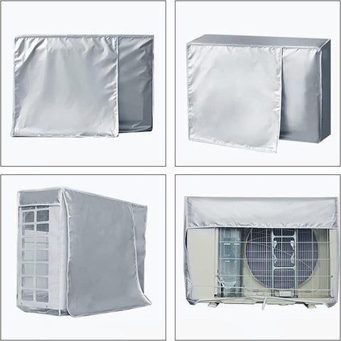 Air Conditioner Cover - Air Conditioner Cover Outdoor Unit - Outdoor Winter Cover - Dustproof - Frost-Resistant - Air Conditioning Covers - Air Conditioner Cover - Durable and Waterproof - Air Conditioner Protective Cover - Universal Air Conditioner Prote