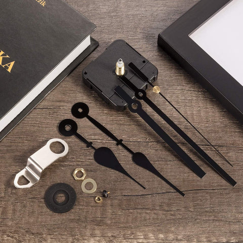 Quartz movement - with 2 pairs of different hands - High Torque - For DIY clock repair parts and motor replacement - Movement with Hour Hand Replacement Movement