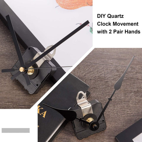 Quartz movement - with 2 pairs of different hands - High Torque - For DIY clock repair parts and motor replacement - Movement with Hour Hand Replacement Movement