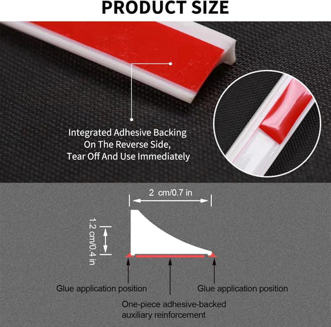 300 cm silicone anti-overflow shower barrier - Shower thresholds - water dam shower sticker - shower threshold bar - dry and wet separation - folding shower door seal and waterproof retention system - Sanitary Water Stopper - Black