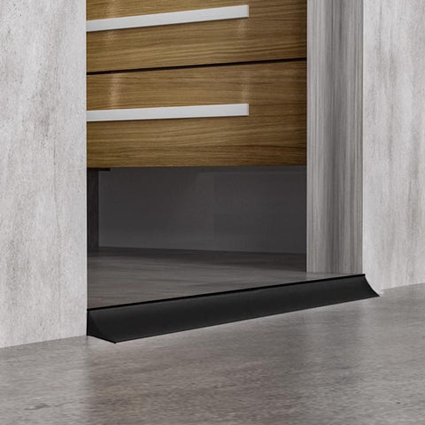 300 cm silicone anti-overflow shower barrier - Shower thresholds - water dam shower sticker - shower threshold bar - dry and wet separation - folding shower door seal and waterproof retention system - Sanitary Water Stopper - Black