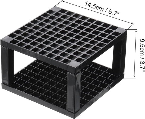 96-hole - Pen tray - Pen holder - Pencil holder - Brush holder - Plastic desk organizer stand - Makeup brush holder - Art supplies - Organizer - Modeling tools - for pencils, art brushes, pens, paintbrushes, office - black