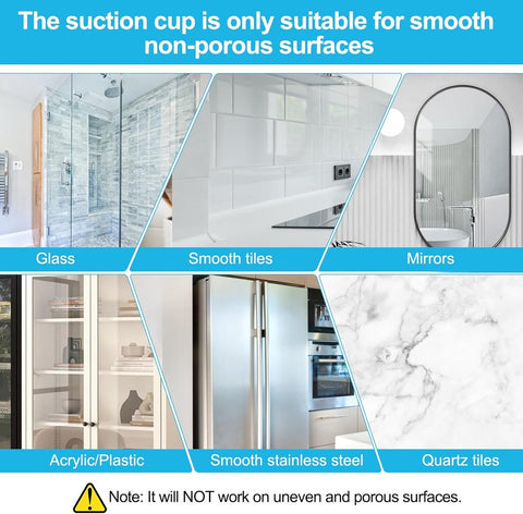 10 pieces suction cup hooks for shower - suction cup hooks - suction cup towel hooks for bathrooms - self-adhesive wall hook - SUS304 waterproof stainless steel hooks - for bathroom, bedroom, kitchen, hotel and office