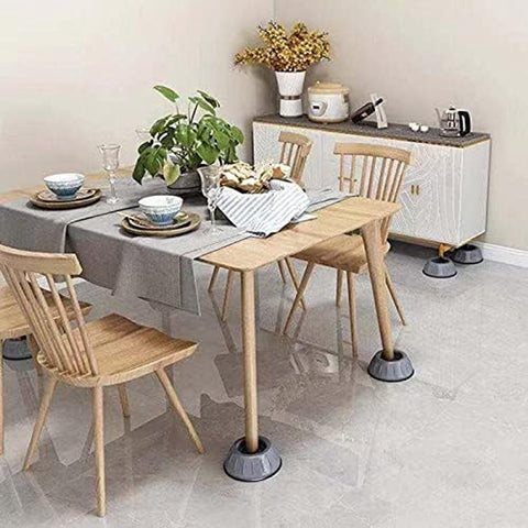 4 Pieces Vibration Washing Machine Feet - Shock Absorbers - Rubber Feet - Washing Machine Shock Absorbers - Non-slip and Quiet - Washing Machine Stand - Suitable for Washing Machine Stands - Washing Machine and Dryer Feet