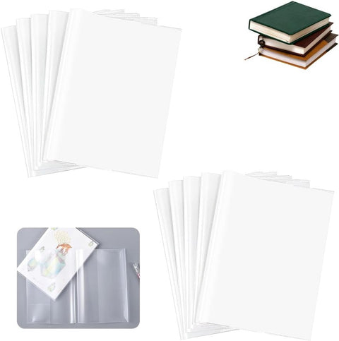 Book Sleeve - 10 pieces transparent A4 notebook cover - book cover - Book Sleeve - A4 book cover - Book Sleeve - Insert folders - paper book protector - transparent notebook cover - transparent notebook cover - Transparent