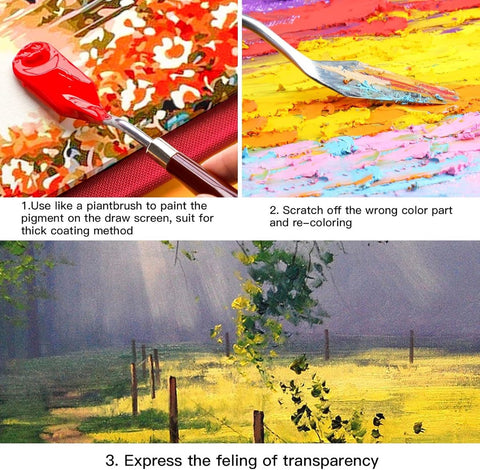 10PCS Palette Knives - Painting Palette Knives - Painter's Knives - Scraper Set - Palette Knife Set - Stainless Steel Painter's Knife Set - Painter's Knife Spatula Set Sets - Oil Paint Accessories Color Mixer for Oil, Canvas, Acrylic Painting