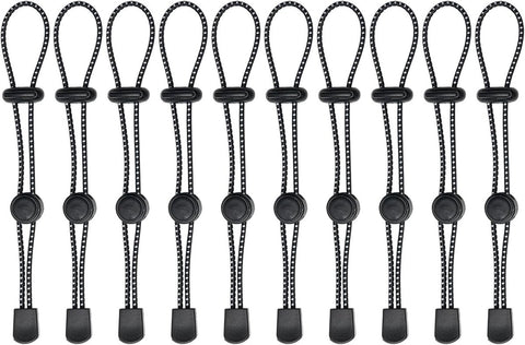 Backpack - trekking pole holders - straps - elastic cord - hiking cord - pole attachment buckle - adjustable trekking poles - for camping, hiking, mountaineering, tactical bag accessories - 10 pieces
