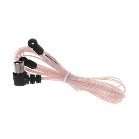 FM Antenna Male Connector Stereo Audio Radio Receiver Adapter Compatible with Denon Marantz Onkyo Raspberry Pi Wave Tivoli