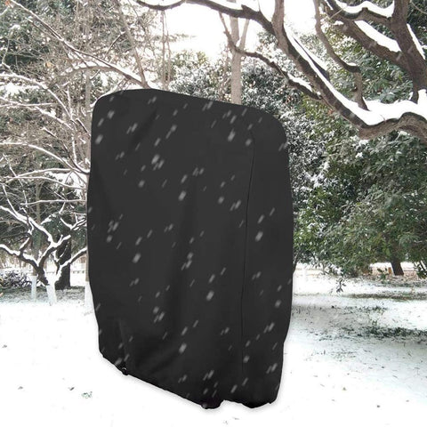 20/34*71*110cm - Garden chair covers - Foldable lounge chair cover - 210D Oxford fabric garden chair covers - Dust cover for chair - Dust cover - Garden accessories - Foldable lounger cover - with storage bag - black