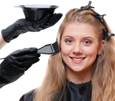 Hair Dye Set - 20-Piece - Paint Brush - Hair Dye Brushes - Brush + Tray + Gloves - Hair Dye Supplies - Hair Dye Starter Kit - Hairdressing Products - Hairdressing Accessories