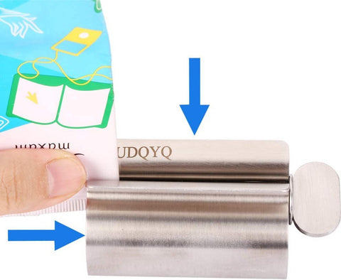 Stainless steel tube squeezer - Tube squeezer for toothpaste and cosmetics - 2 pieces
