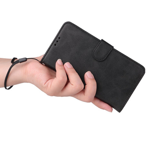 Compatible with Samsung A55 5G Wallet Case PU Leather Black with Card Slots Samsung
