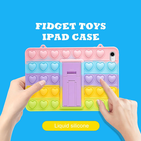 Case for iPad Air 2/iPad 6/ Pro 9.7\" Cartoon Funny Kawaii Cute Silicone Fun Cover Stylish Fashion Unique Design Fidget for Kids Case