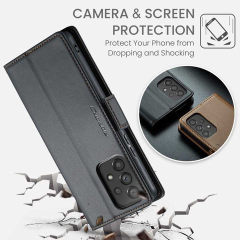 Compatible with Samsung A53 5G Case CaseMe Skin Pro Protective Cover Black