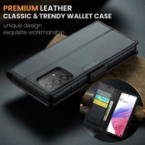 Compatible with Samsung A53 5G Case CaseMe Skin Pro Protective Cover Black