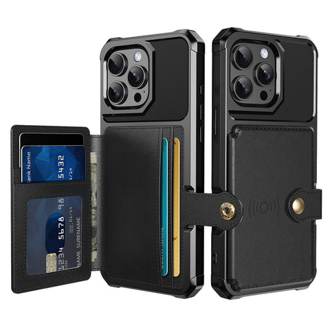 iPhone 16 Pro Case with Card Slot Black 82