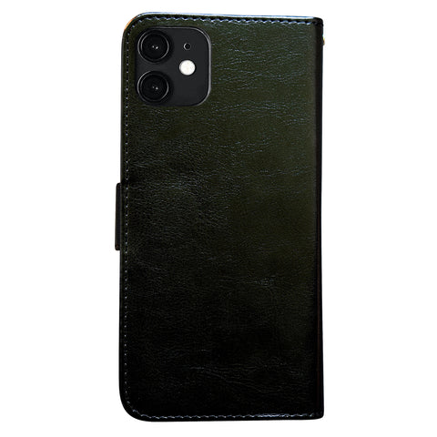 Leather Case for iPhone 12 Protection Brown