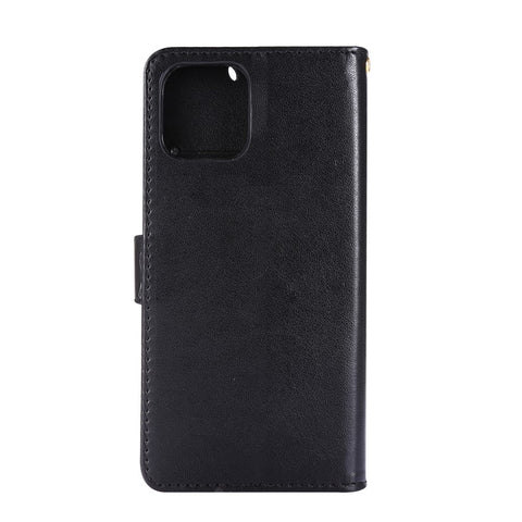 iPhone 12 / 12 Pro Floral Case Black, Compatible with iPhone