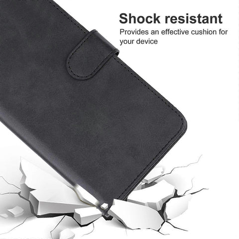 Leather Case for TCL 501 Black