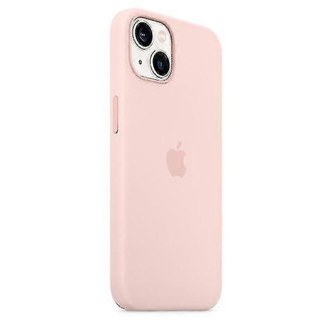 iPhone 13 Case MagSafe Compatible Silicone Cover Chalk Pink