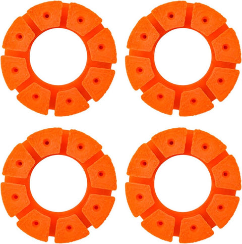Cable Holder Set | Cable Organizer | Travel Cable Organizer – 4-pack – Cable Organizer for USB Charging Cable, HDMI Cable, Power Cord, Audio Cable & Mouse Cable – Orange