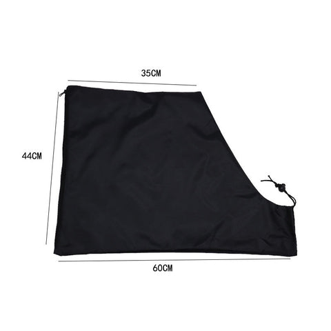 Replacement exhaust bag - with zipper at the bottom - for leaf blowers, vacuum rakes and leaf blower storage bags