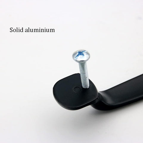 Cabinet handles, children's room handles, cabinet knobs, drawer pulls for wardrobes, kitchen handles - aluminum alloy - 2 pieces - (post spacing 128 mm)