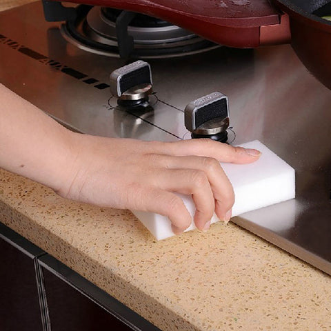 100 Pack Melamine Sponges Magic Cleaning Sponges in Bulk Melamine Foam for Dishes Eraser Sponges for Cleaning 3PCS