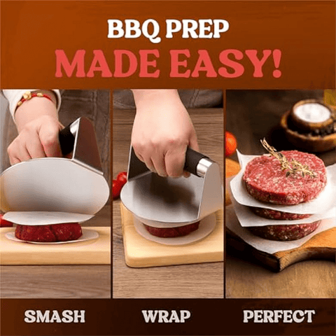Smash Burger ,Hamburger Smasher Tool for Griddle, Stainless Steel Ham Patty ,Grill Smashburger