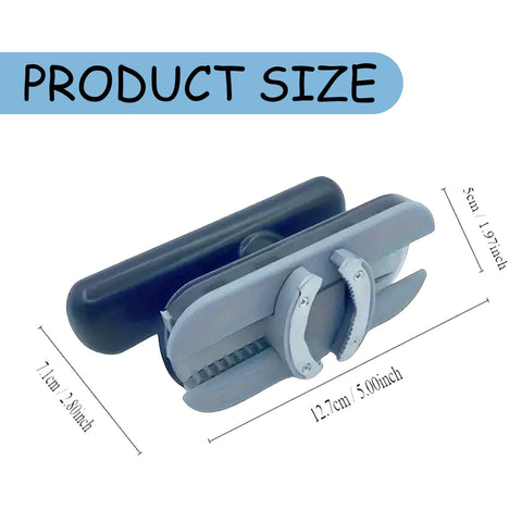 SHAOTELLME Stainless Steel Can Opener Manual Multifunctional Labor Saving Can Opener Kitchen Creative Can Opener Tool Easily Open Cans Of Various Sizes, 3PC Black.