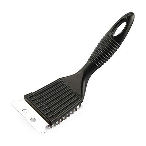 Tyidzon 2Pc Grill Brush and Scraper, 2-In-1 Stainless Steel Scraper, Grill Brush Extra Strong BBQ Cleaner Accessories Heavy Duty Barbecue Grill Cleaning Brush Cleaner 8 Inch Black#1