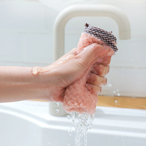 JWDX Wipes Clearance, 5Pcs Rag Dish Cloth Water Absorption Thickening Pot Washing Towel Table Home Kitchen Dishcloth B