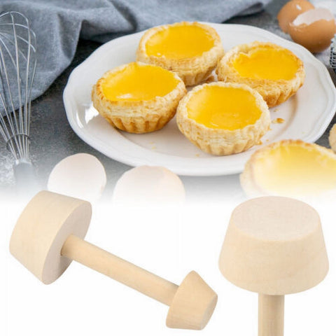 JWDX Cake Mould Clearance, Egg Mould Wooden Dough Mould Portable Egg Tray Mould Double Egg Mould As shown