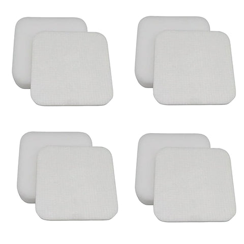 4Pc for Shark Eguiwyn (4 Pack) Foam & Filters for La502 La300 La301 La322 # Xffk320 Vacuum Cleaner Accessories One Size White