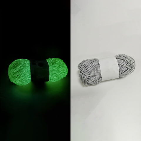 LGCASL Diy Glow in the Dark Yarn*1 Diy Glow Yarn Glow in the Dark Yarn for Crochet Glow Yarn for Knitting Crocheting Crafts Sewing Beginners Christmas Decorations, Onion Yellow Diy Yarn Gray