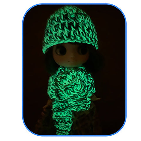LGCASL Diy Glow in the Dark Yarn*1 Diy Glow Yarn Glow in the Dark Yarn for Crochet Glow Yarn for Knitting Crocheting Crafts Sewing Beginners Christmas Decorations, Onion Yellow Diy Yarn Jade green