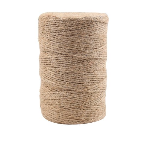 3-Strand Colorful Hemp Rope Diy Hand-Woven 2mm*200M Jute Rope Rope Made with Natural Fibers Its Tear Property Makes It Ideal for Decorating Gardens and Decorative Packaging One Size I