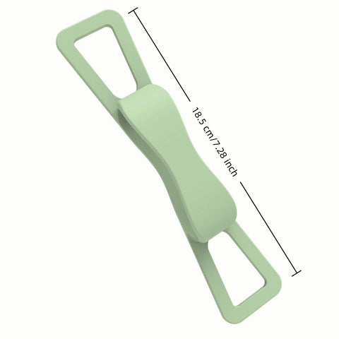 LGCASL Blue Flat Plate Fixing Wrist Strap D Light Green Elastic Tablet Strap for Fingers Comfortable Adjustable for Reading and Watching Videos 6 Color Options 18.5 cm B