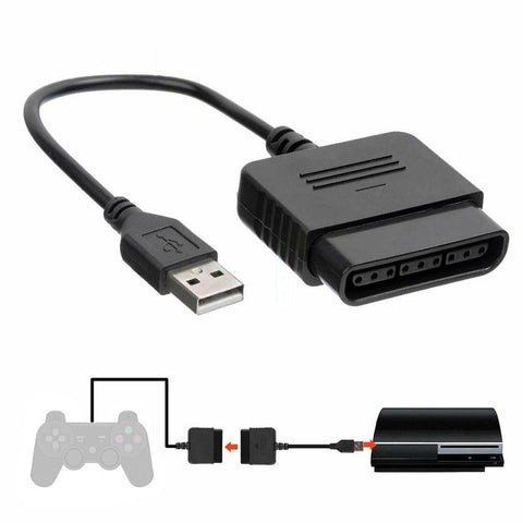 For PS2 Controller to USB Adapter Converter Cable (2 PACK)